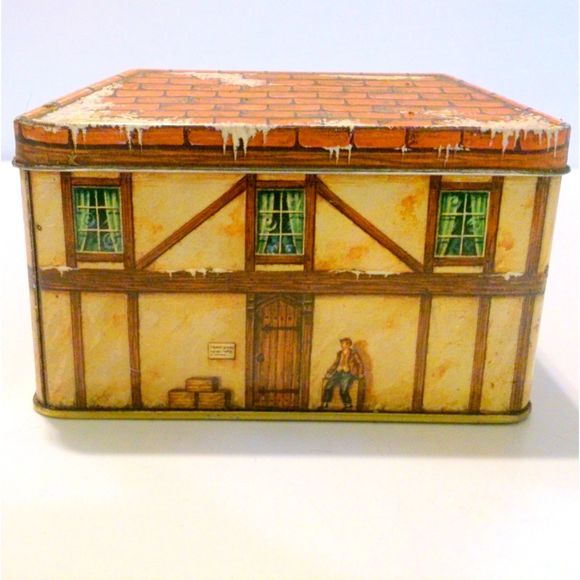 Vintage Daher Ye "Olde Village Shop" Tin Box - Picture 4 of 6